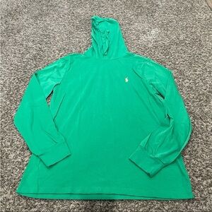 Ralph Lauren polo long sleeve hoodie, shirt, men’s medium